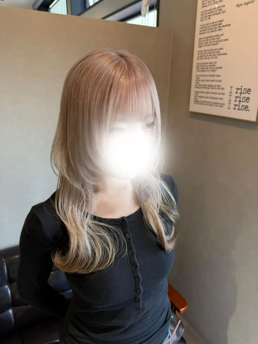 ロング レイヤーカット ヘアカラー HIYORI / luanaのヘアスタイル