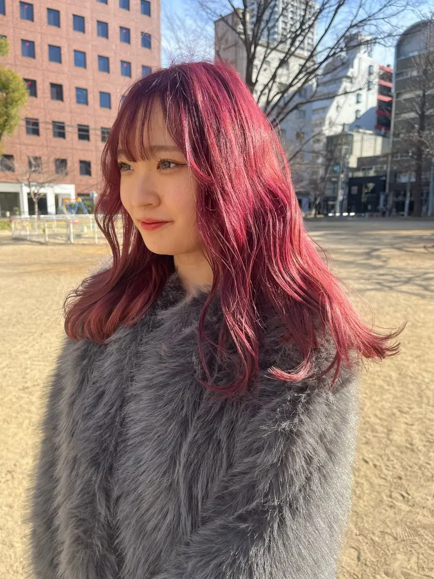 ロング カット ヘアカラー トリートメント sail hairのヘアスタイル