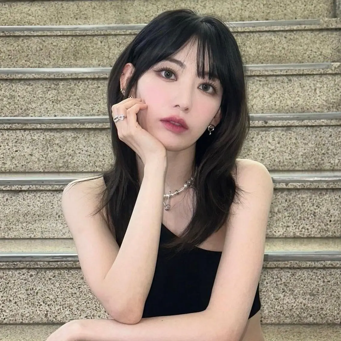 ロング カット ヘアカラー 🤍ワンホンヘア 🤍Rikuto🤍のヘアスタイル