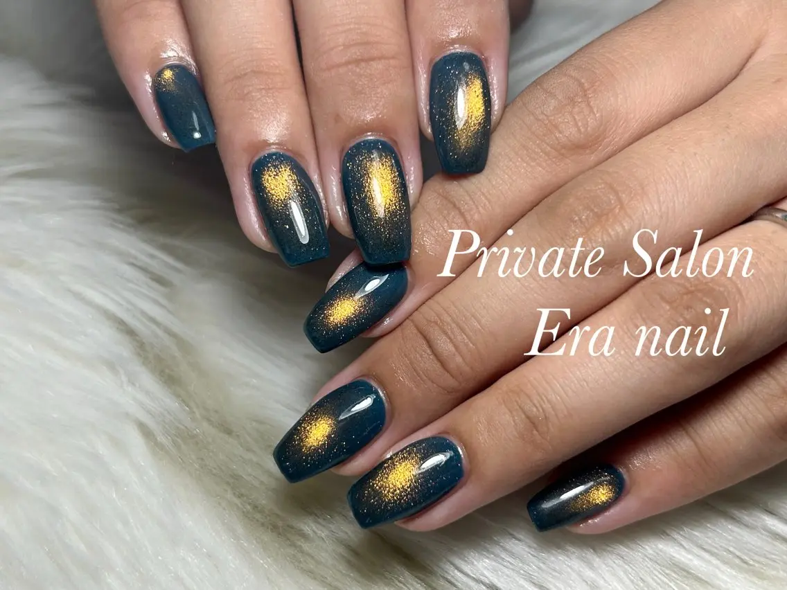 ネイル マグネットネイル ハンドネイル Era nailのネイルデザイン