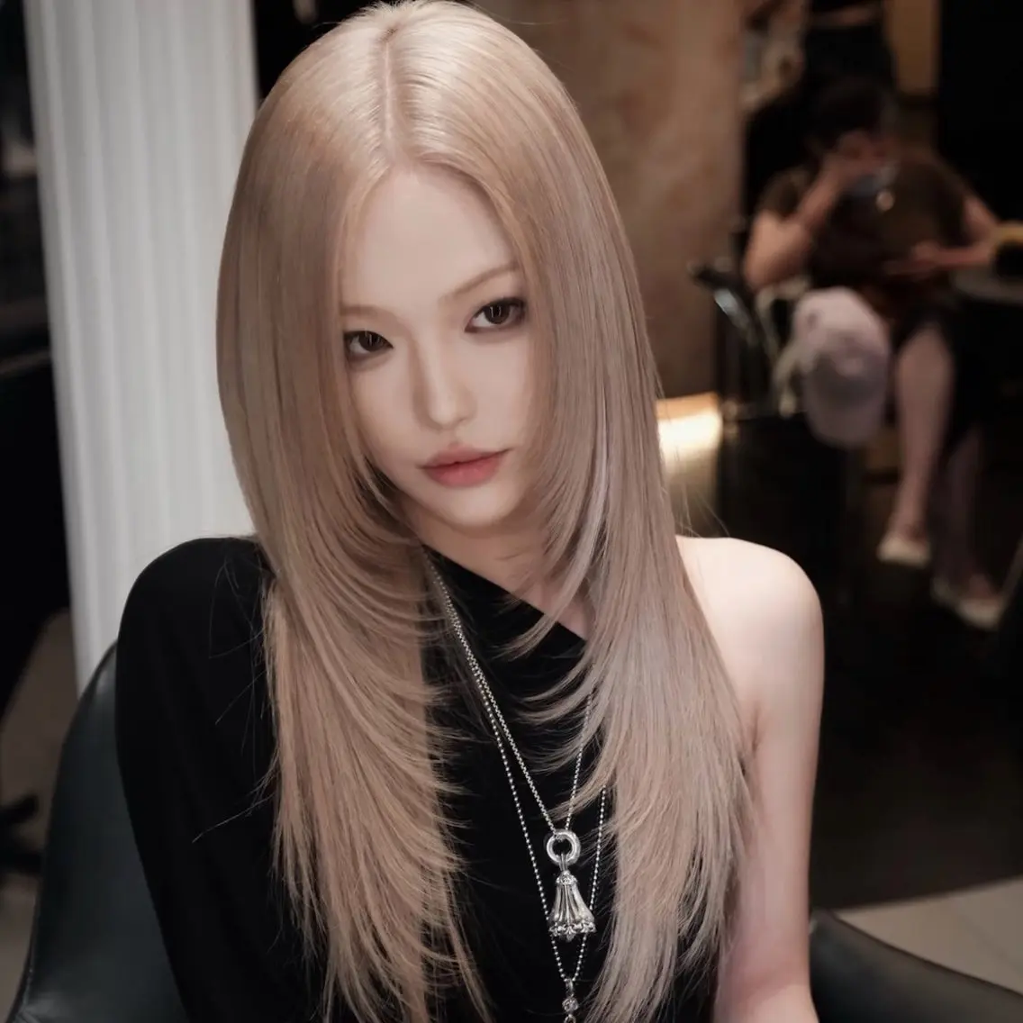 ロング カラー カット ヘアカラー トリートメント ワンホンヘア/ レイヤー/Kaitoのヘアスタイル