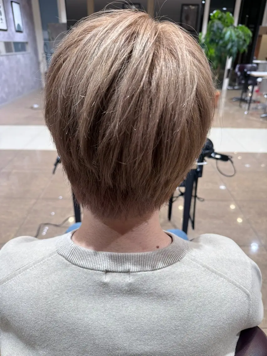 【💇🏻♂️メンズ限定🪐】カット + (✮ブリーチあり)ダブルカラーの写真