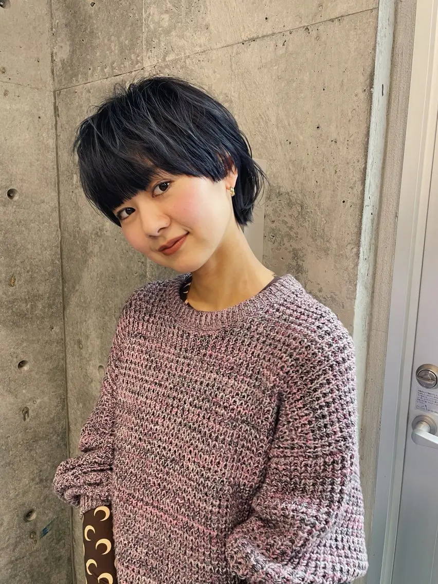 ショート カラー 似合わせカット ショートヘア カット ヘアカラー トリートメント センスをお届けします 大谷将生infpのヘアスタイル