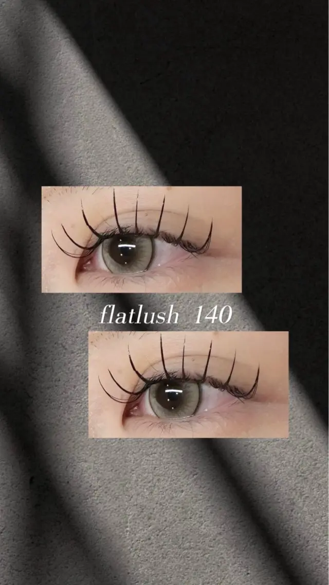 フラットラッシュ140本の写真