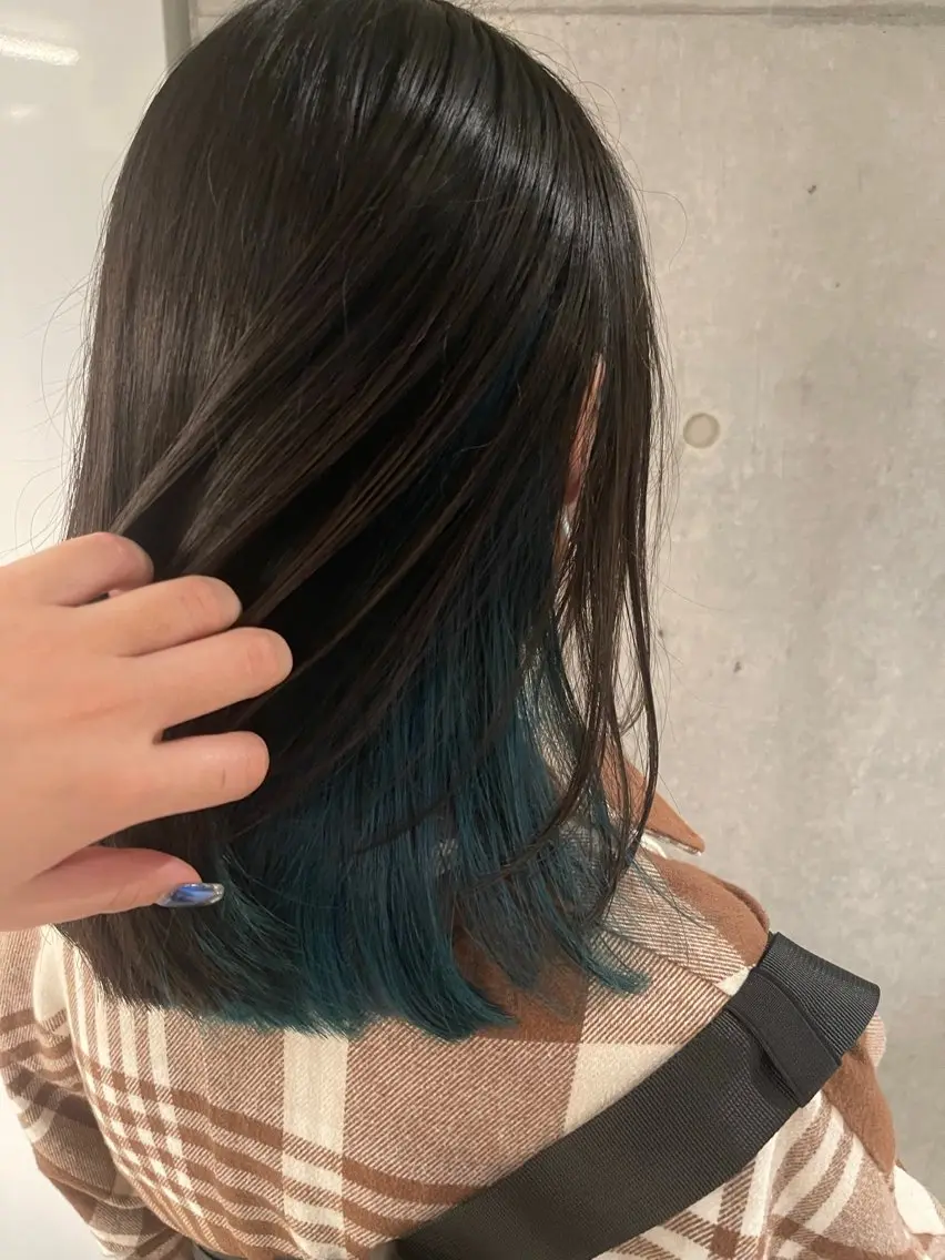 ミディアム ヘアカラー トリートメント 💎 透明感カラー ✨Erina 💎のヘアスタイル