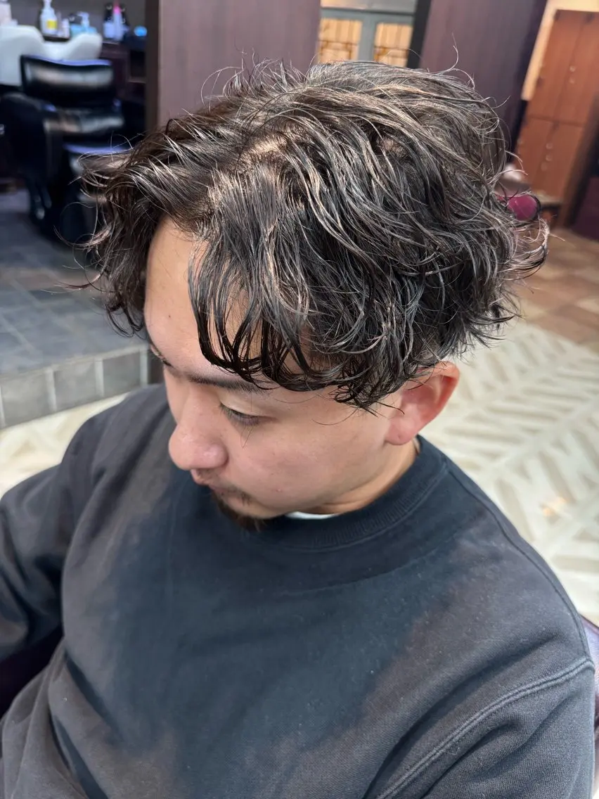パーマ メンズ メンズパーマ 鈴木結花/立川美容師 /お悩み解決型美容師のヘアスタイル