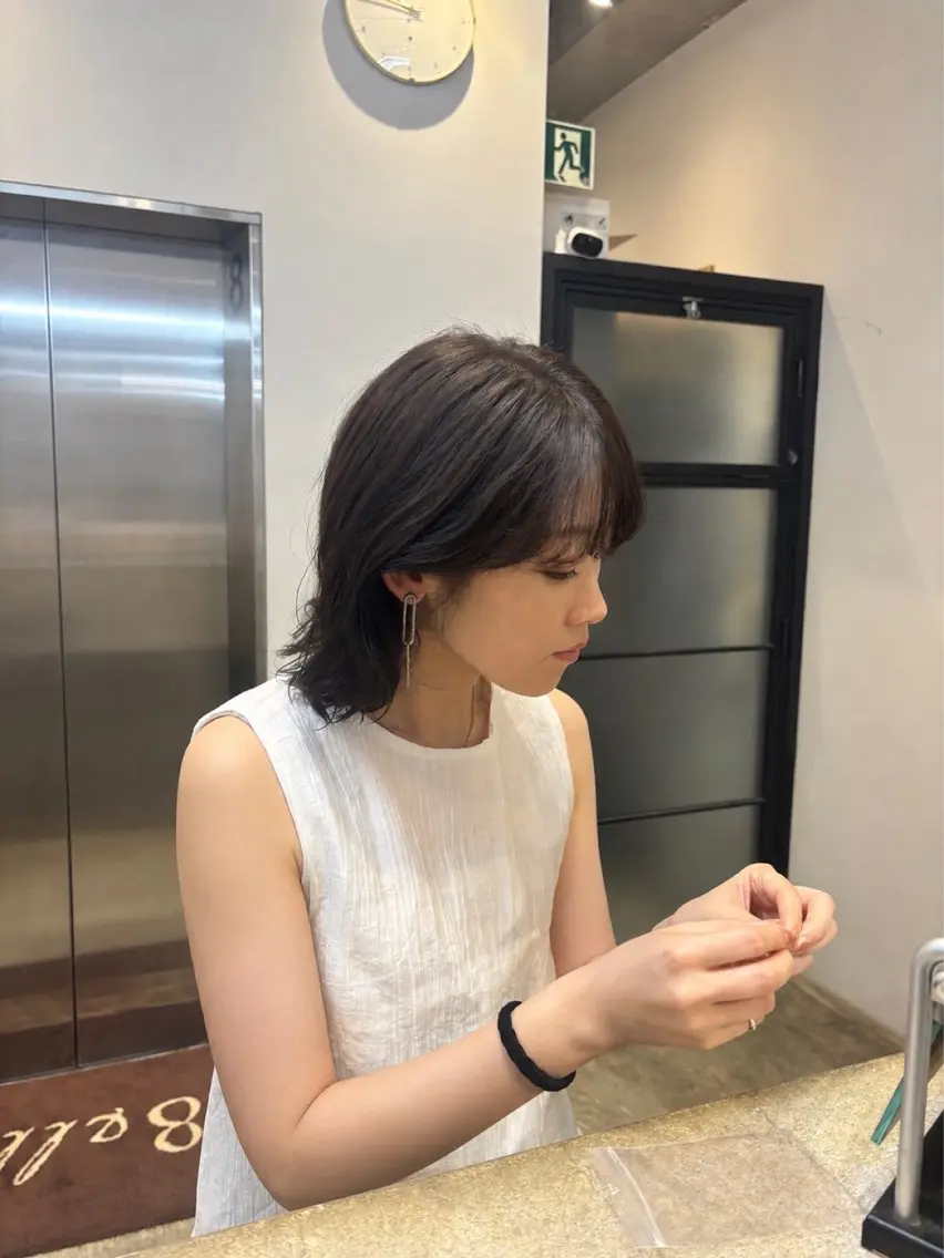 カラー グレージュ ヘアカラー "似合わせ"お任せ ください♡なつみのヘアスタイル