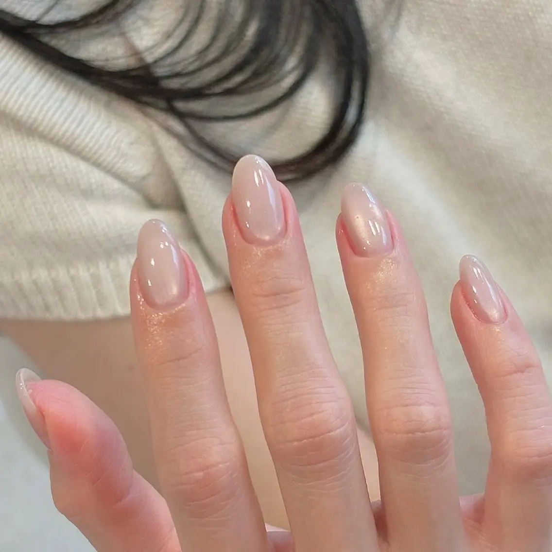 ネイル アートネイル フレンチネイル ジェルネイル グラデーション 韓国ネイル ハンドネイル ハンドケア Akina Nailのネイルデザイン