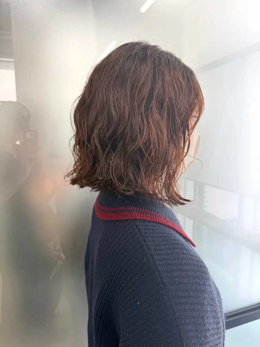【レディース限定】カット➕ケアパーマ➕3stepトリートメント（パーマはコールドパーマ）の写真