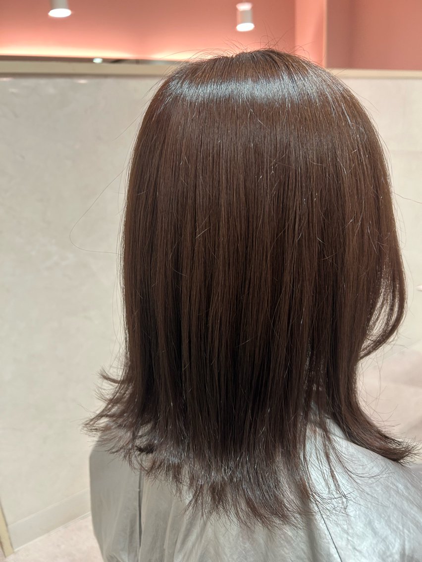 ロング カラー 大山 莉奈のヘアスタイル