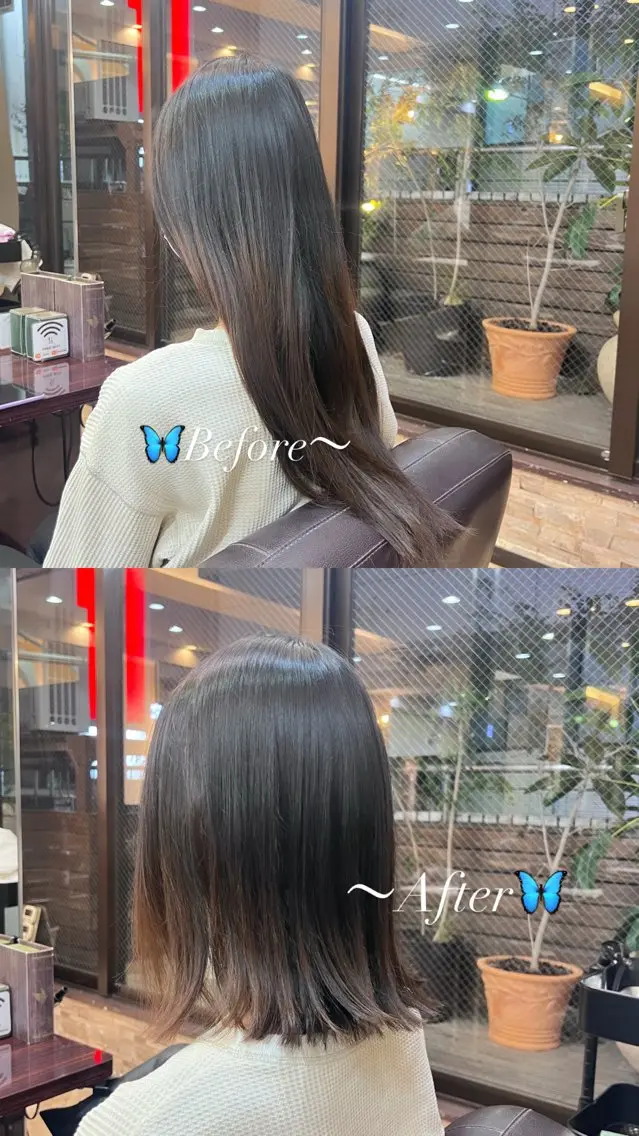 ミディアム 外ハネヘア パーマご相談ください 楓(かえで)🦋のヘアスタイル