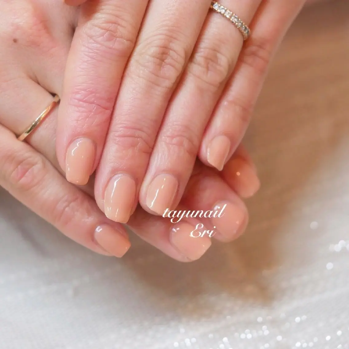 ネイル ジェルネイル ワンカラーネイル パラジェル シンプルネイル 冬ネイル ネイルサロン 【たゆnail】のネイルデザイン