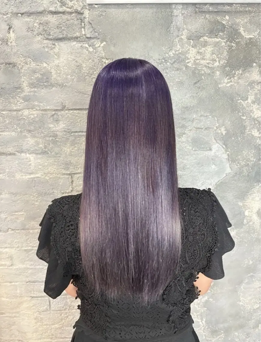 ロング カラー カラー・縮毛モデル 募集🌈MAMU🌈のヘアスタイル