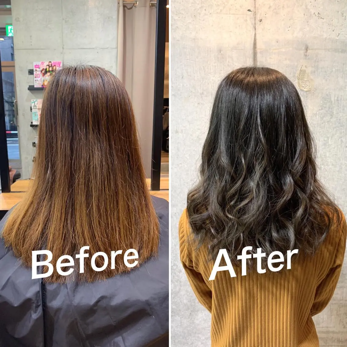 カラー カット ヘアカラー トリートメント 佐瀬竜矢PRIMAL /portのヘアスタイル