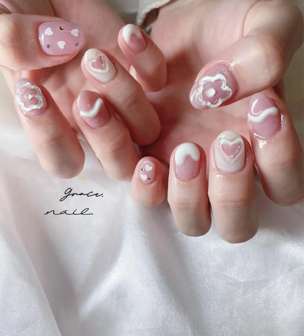 ネイル ハンドネイル ☆*。Grace Nail。*☆のネイルデザイン