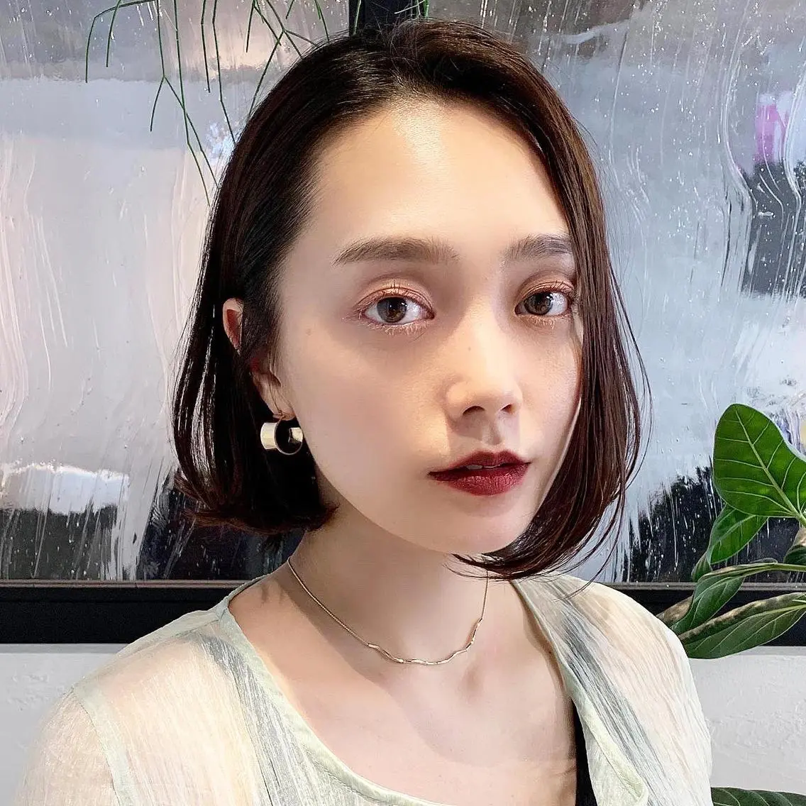 ショート くせ毛 ショートヘア SNS撮影用 髪質改善モデル募集のヘアスタイル