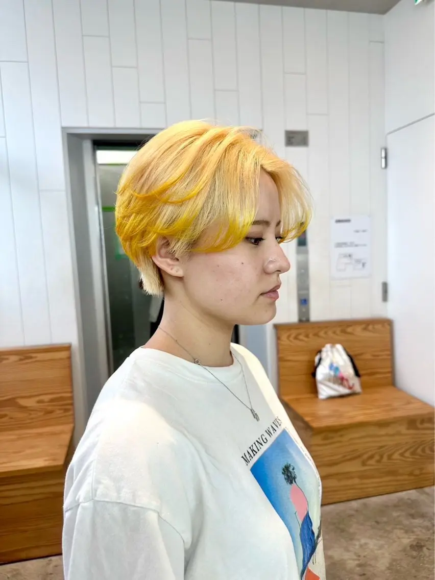 ショート 久保 嗣温のヘアスタイル