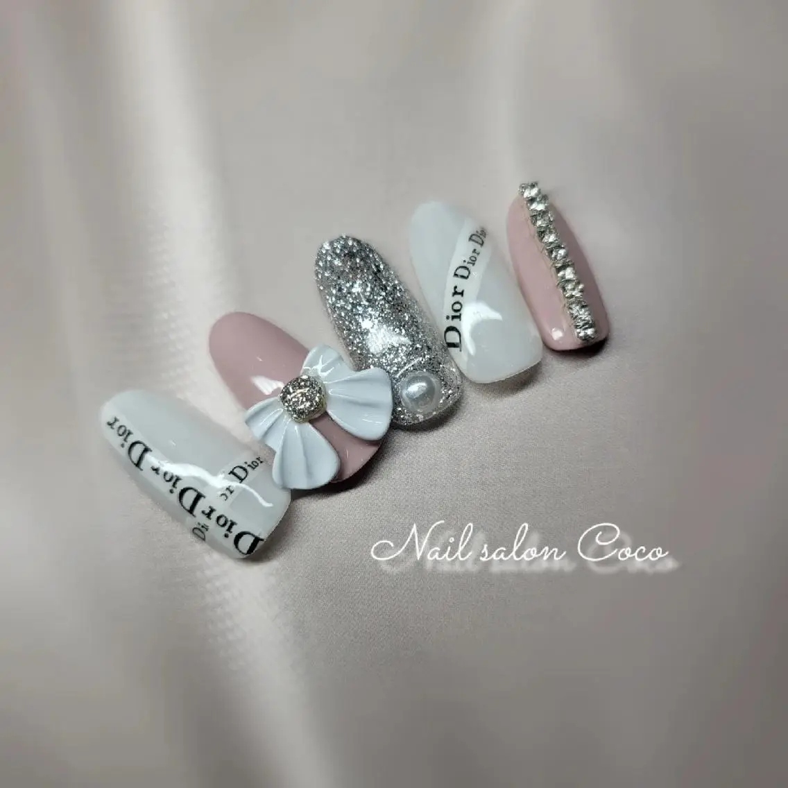 ネイル リボン Nail salon Coco【溝の口駅】のネイルデザイン