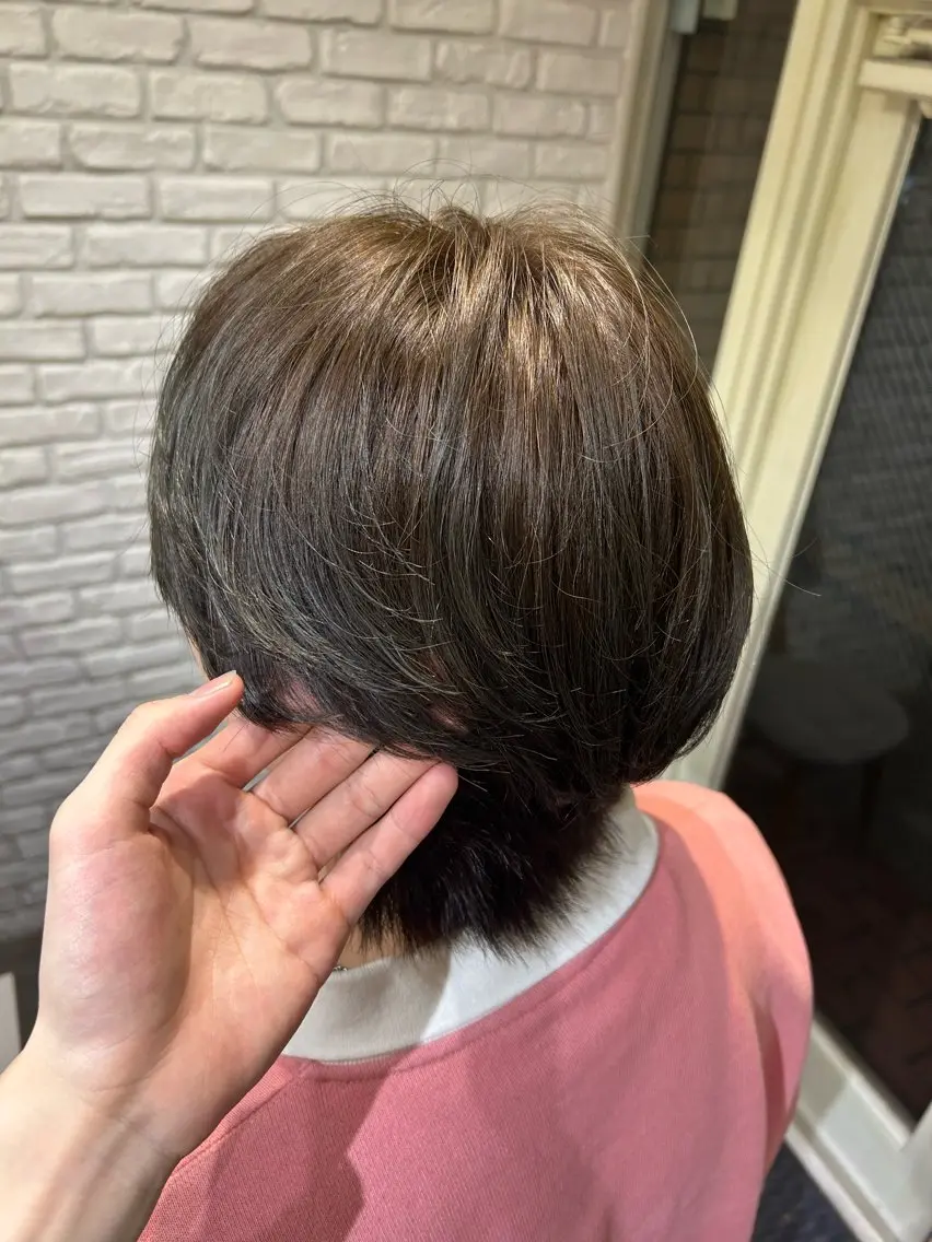 ショート ヘアカラー トリートメント ︎☀️はるき︎︎☁️ ショートモデル募集のヘアスタイル