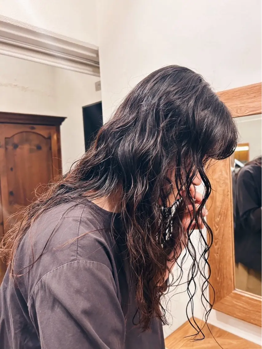 ロング パーマ ショートカットパー マ🫧kotoneのヘアスタイル