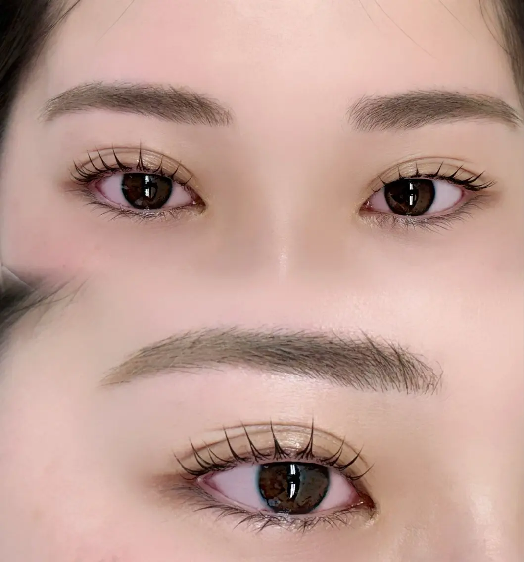 アイブロウWAX脱毛➕選べるパリジェンヌorラッシュリフト💫の写真