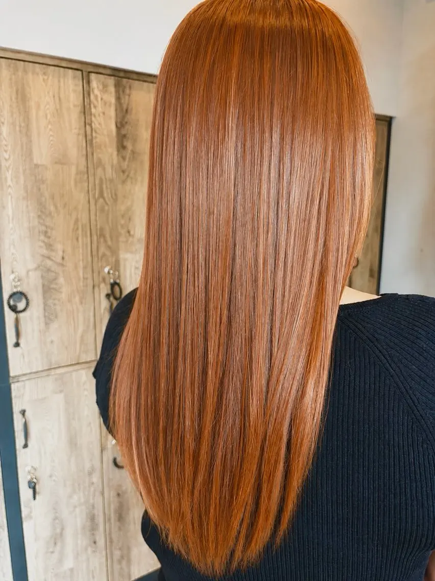 ロング カラー おとは 透明感ツヤカラー🧸のヘアスタイル