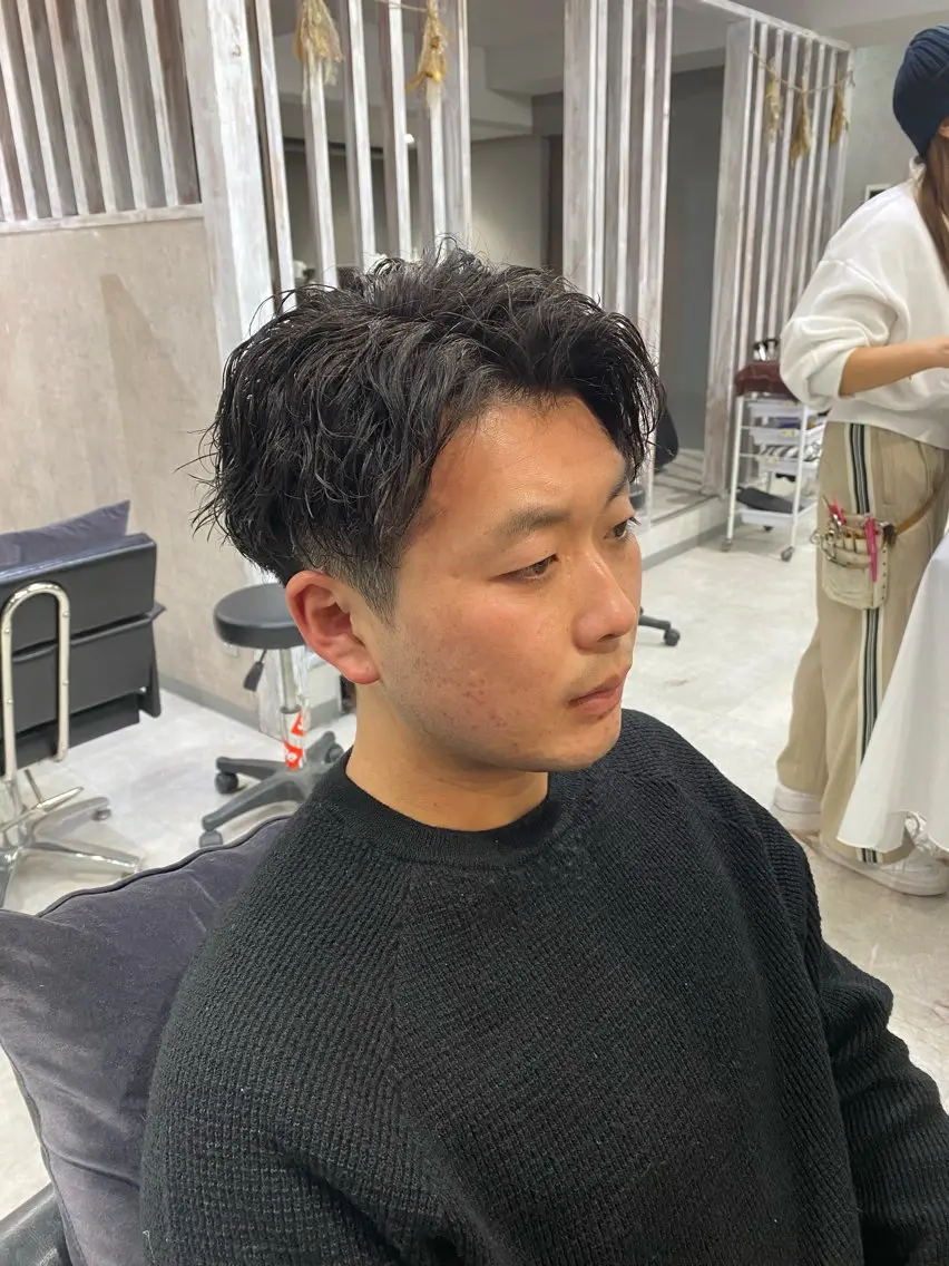 パーマ メンズ 里帆 CREAMのヘアスタイル