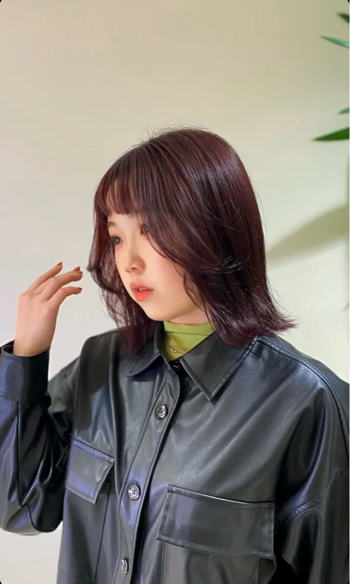 カラー カット ヘアカラー JADE海璃 波巻きパーマのヘアスタイル