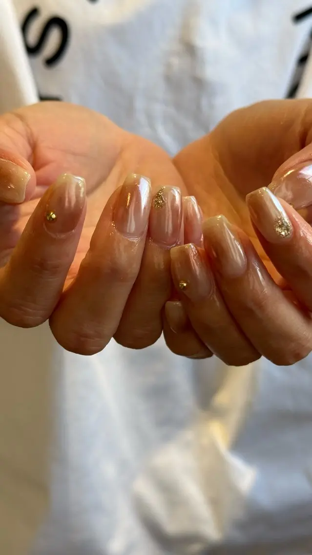 ネイル ニュアンスネイル Nail Salon Luanaのネイルデザイン