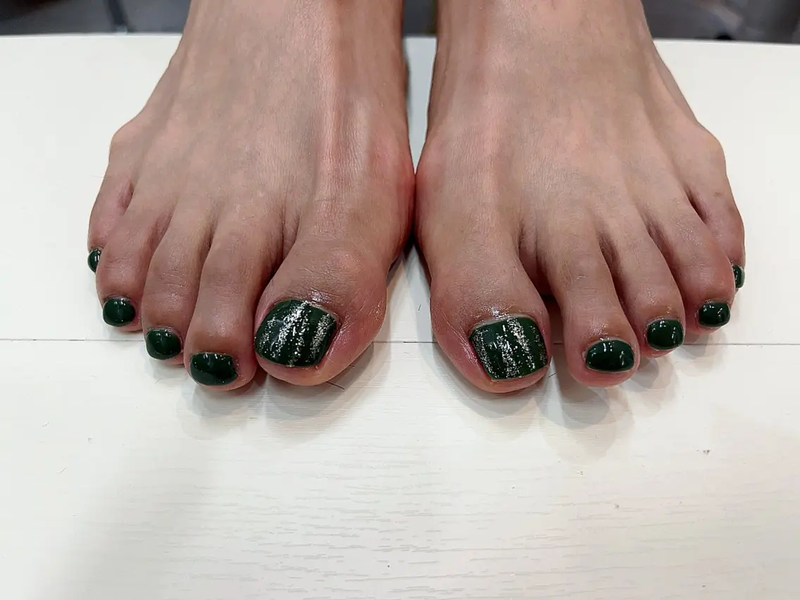 ネイル フットネイル あおやぎ ゆきこのネイルデザイン
