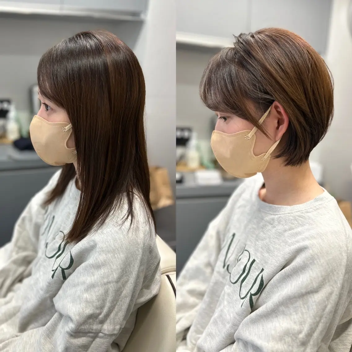 ショート カラー カット ヘアカラー トリートメント ヘッドスパ 小林 佳祐のヘアスタイル