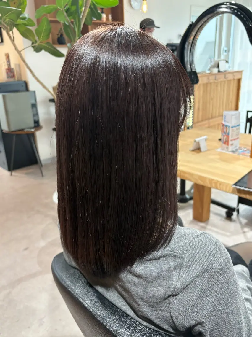 カラー 透明感カラー ヘアカラー aina / n.w.hのヘアスタイル