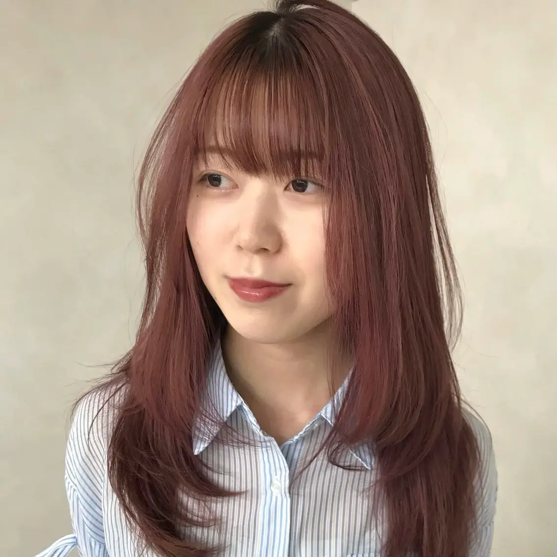 カラー Kaho 心斎橋カラーモデルのヘアスタイル