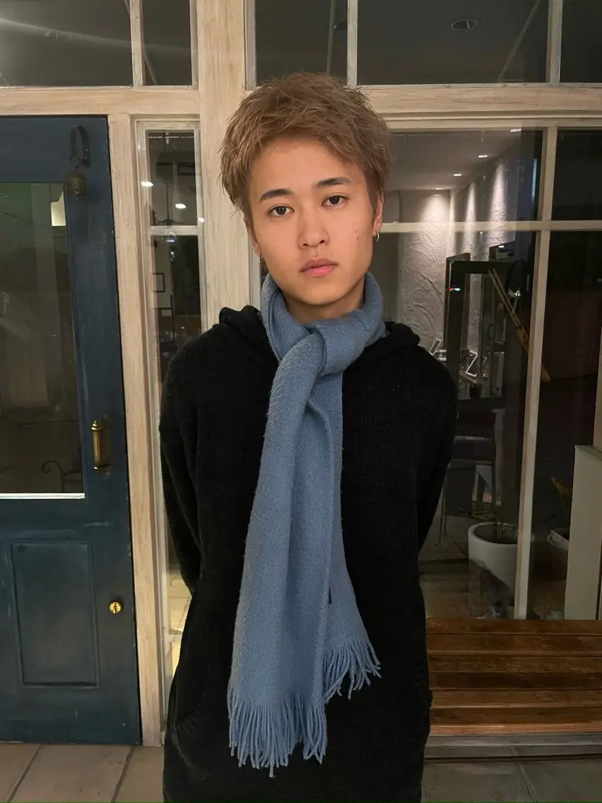 ショート メンズ ヘアカラー musiiik ryukiのヘアスタイル