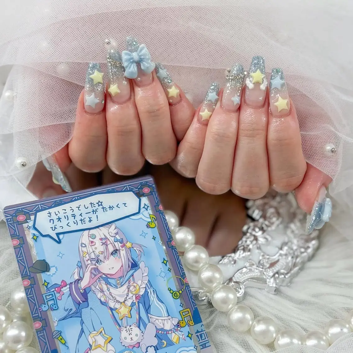 ネイル ハンドネイル ハンドケア なつみ/ ちゅるん/オタク🧸のネイルデザイン