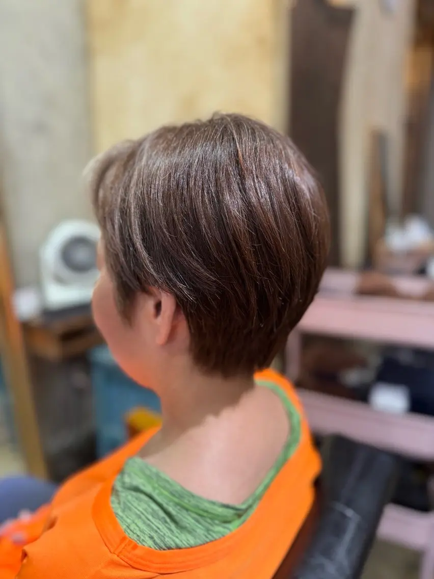 ショート ショートヘア カット ヘアカラー Cadre新小岩🫧 栗原葵のヘアスタイル