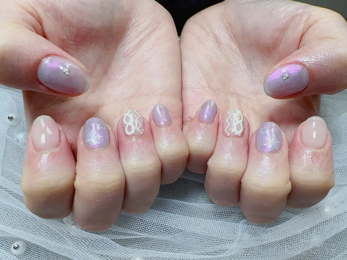 ショート カラー ネイル ハンドネイル Nail NaNaのネイルデザイン