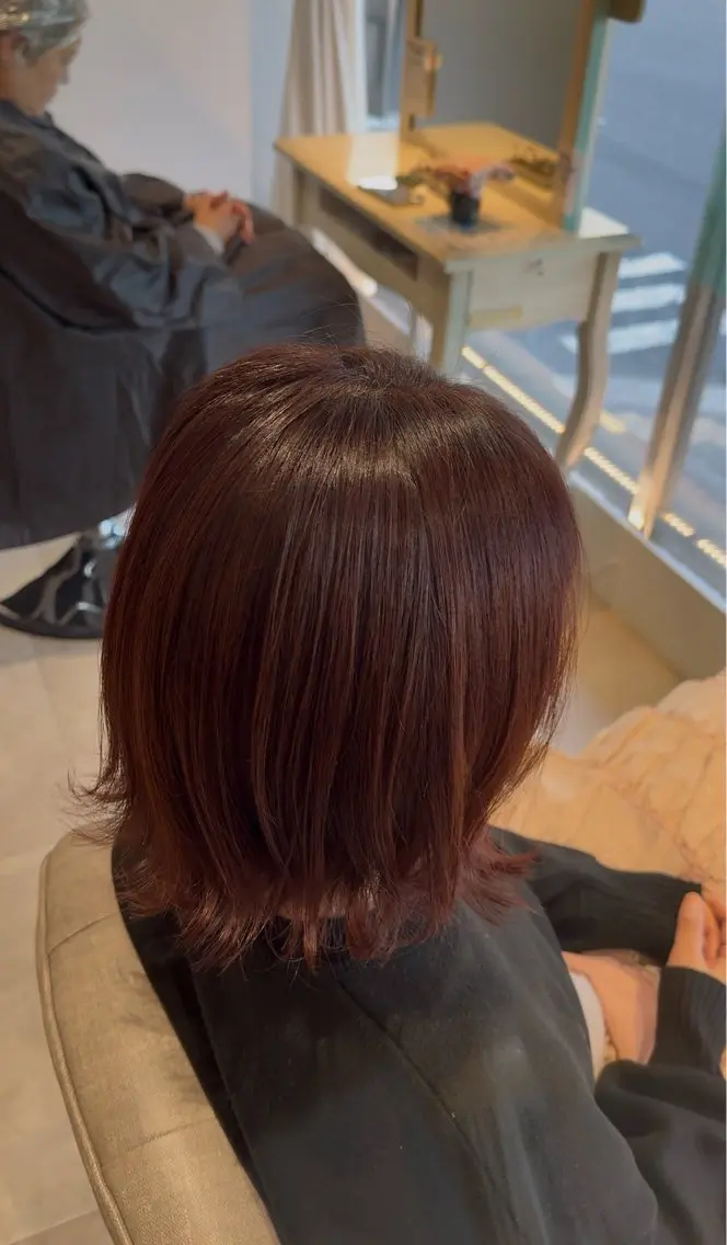 ミディアム カラー カット ヘアカラー トリートメント CreBiA/ Rukiya/名駅のヘアスタイル
