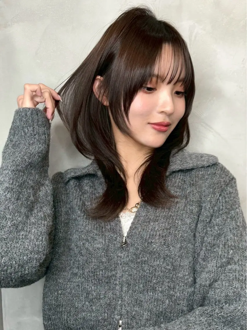 セミロング 🩵レイヤー/ショー ト/🫧harukaのヘアスタイル
