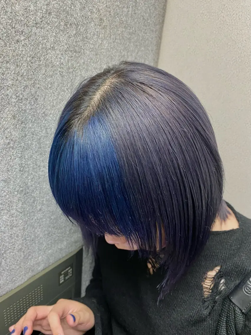 ミディアム カラー ブリーチ デザインカラー Kaho/大阪心斎橋 ボブ/レイヤー/艶髪のヘアスタイル