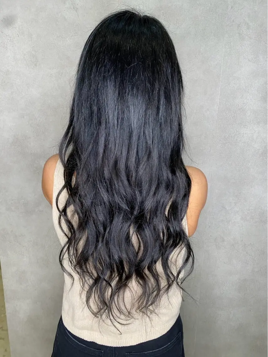 ロング エクステ 佐々木 りあのヘアスタイル