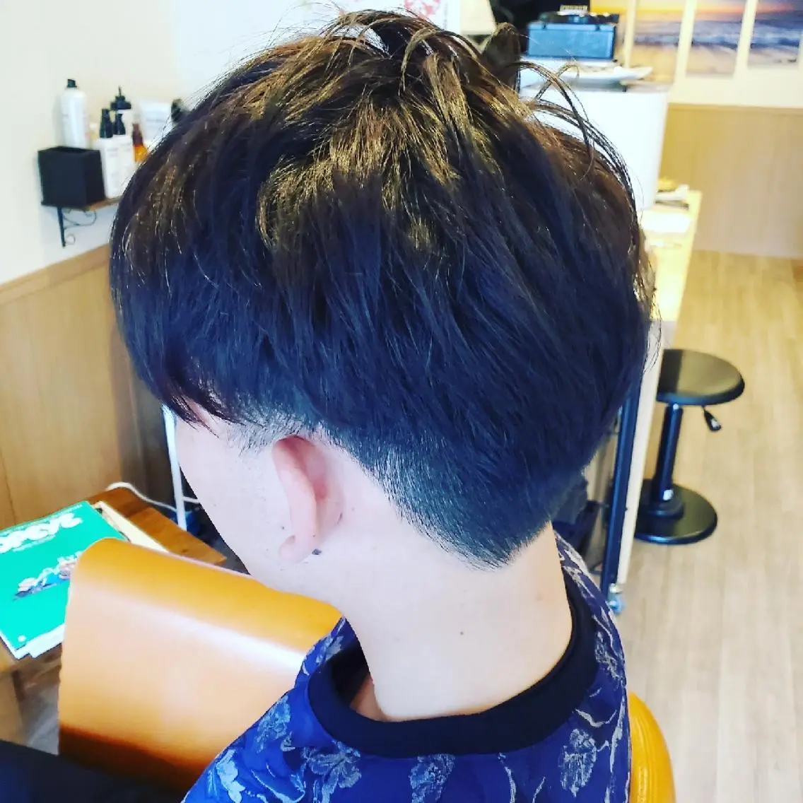 ショート メンズ 外国人風カラー spa hair ark 富井直美のヘアスタイル