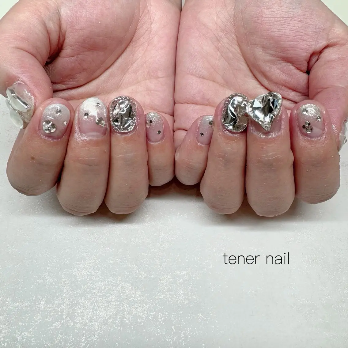ネイル キラキラネイル ハンドネイル テネルネイル tener nailのネイルデザイン