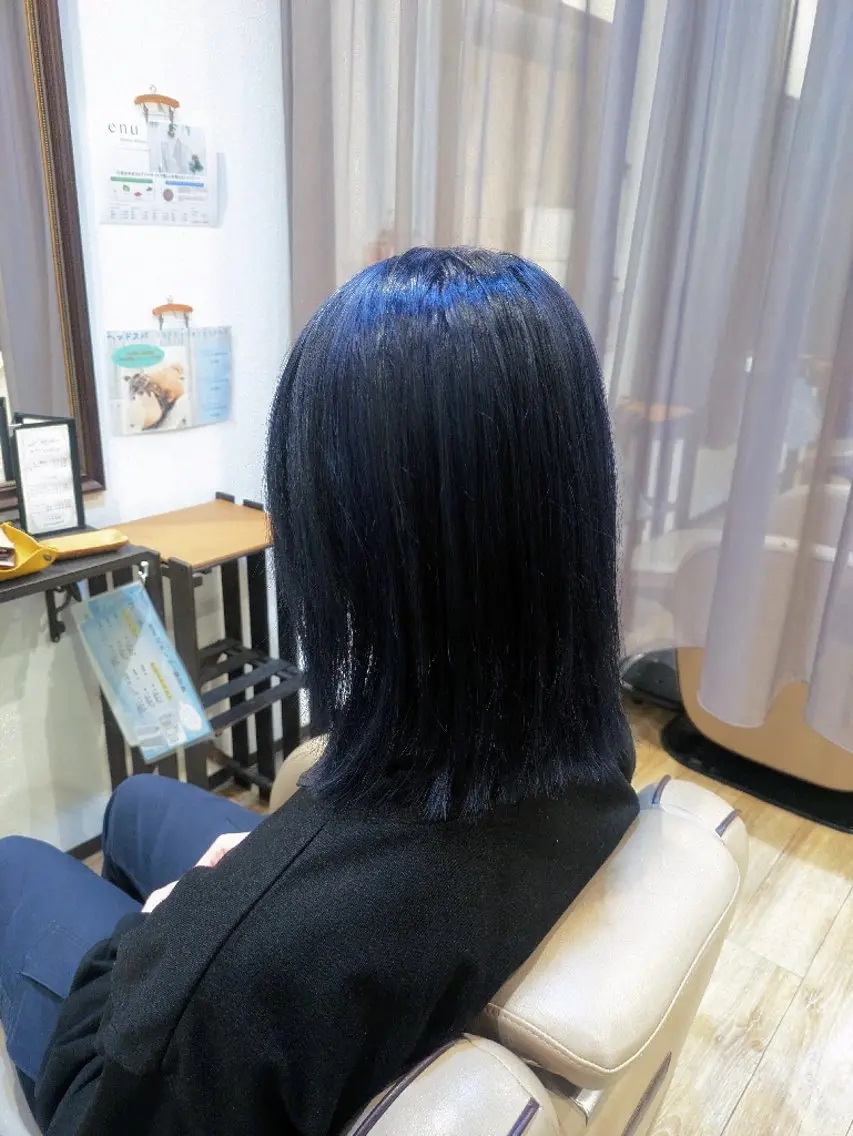ミディアム フルムーン村上 心のヘアスタイル