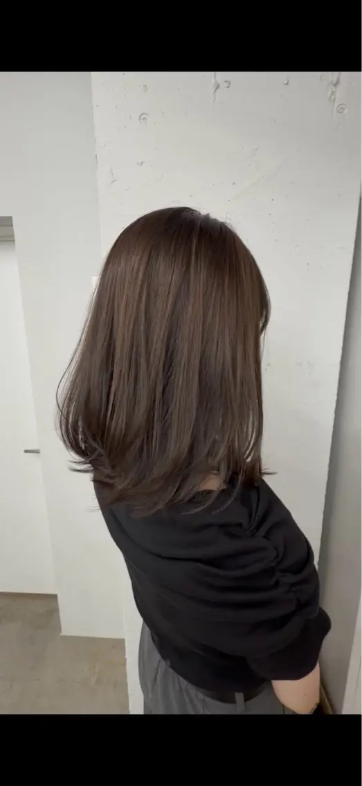 ミディアム レイヤーカット カット かすみ/名駅徒歩5分 /カットモデルのヘアスタイル