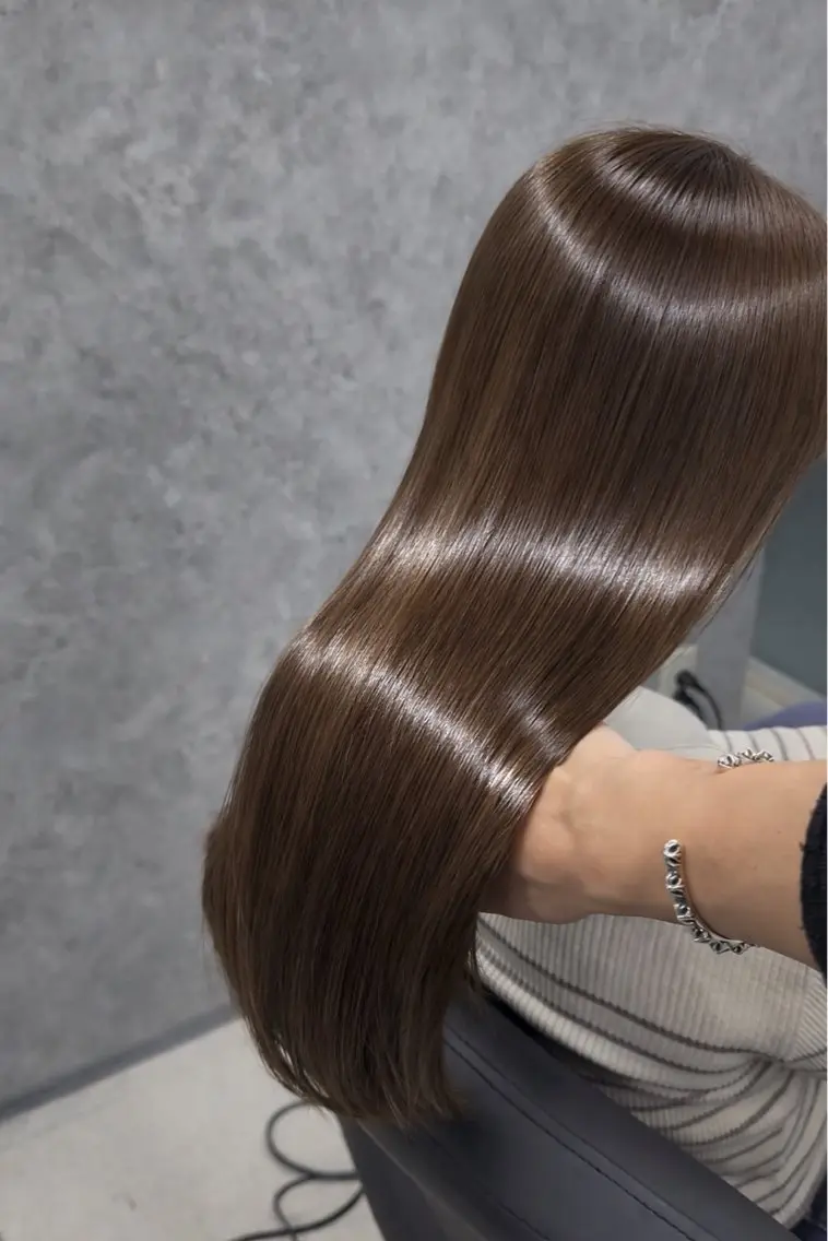 ロング カラー 髪質改善 カット ヘアカラー トリートメント Forest. -髪質改善-のヘアスタイル