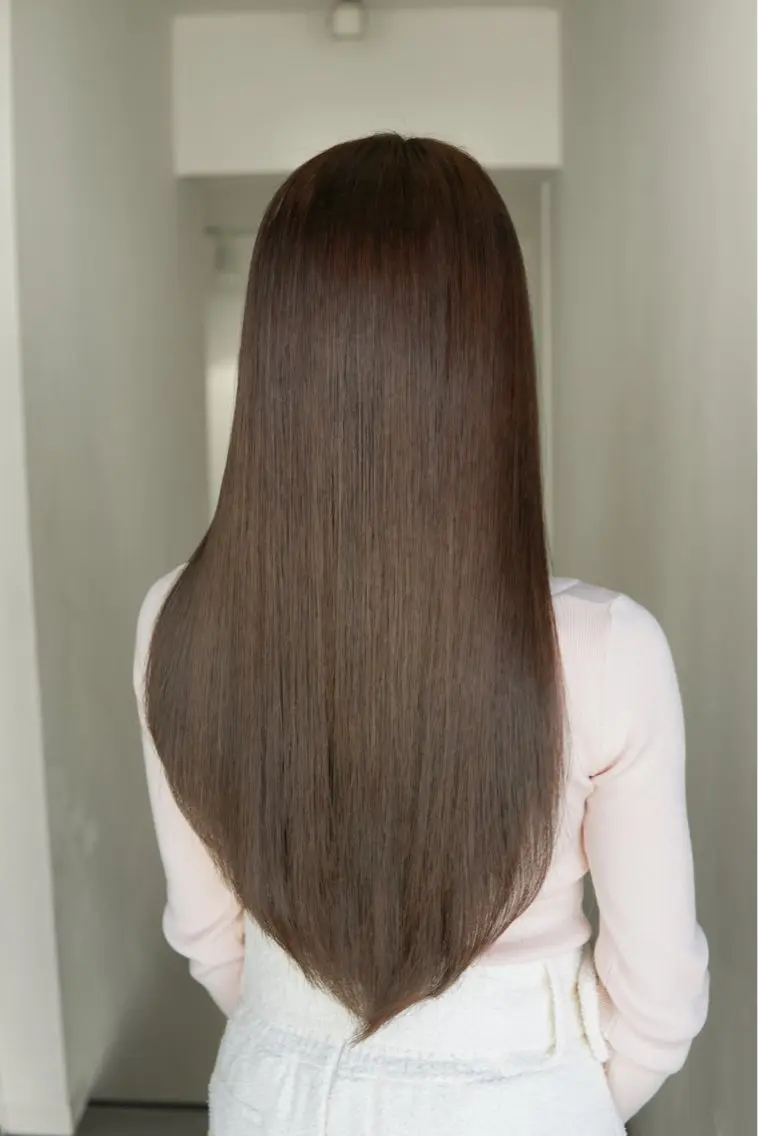 ロング カット ヘアカラー 縮毛矯正 トリートメント 髪質改善/透明感 松下喬亮のヘアスタイル