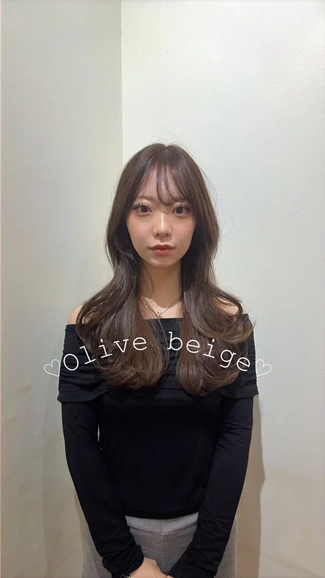 ロング カラー 黒髪 ケアカラー ダブルカラー カット ヘアカラー トリートメント 🍒桜井 優華🍒のヘアスタイル