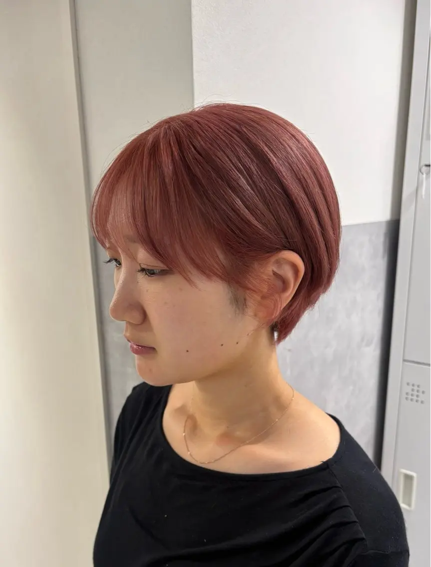 全体ワンブリーチ+ワンカラーの写真