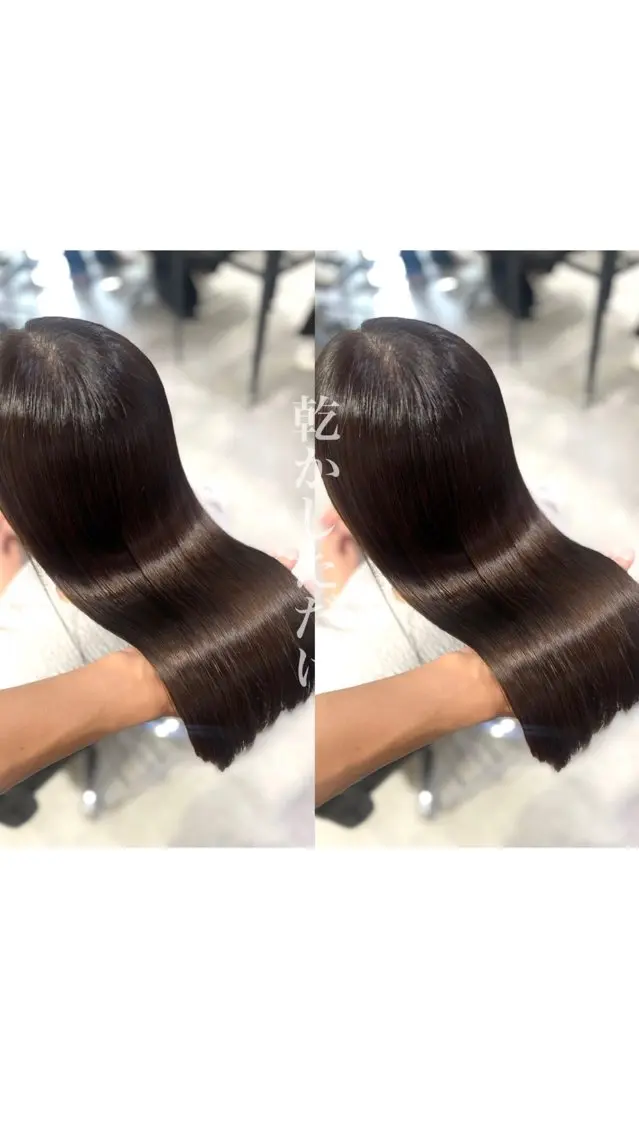ロング カラー カット 縮毛矯正 トリートメント 杉野🫧美髪🫧 Zina博多店長のヘアスタイル